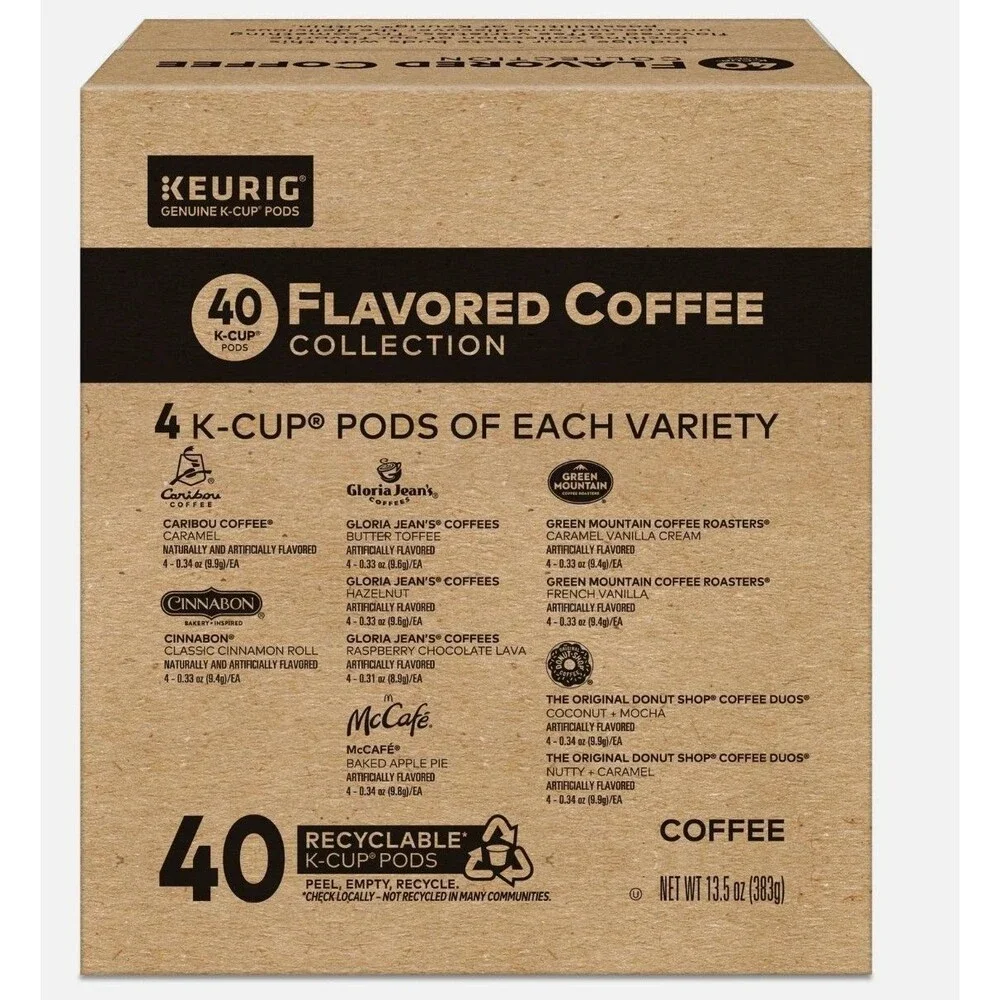 Keurig Flavored Coffee Collection K-Cup Pods 80 Count 2 Pack NEW